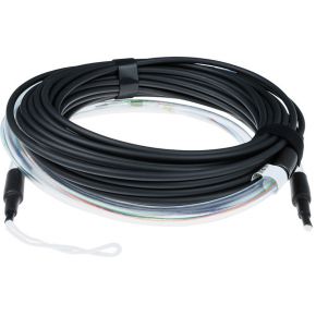 ACT 80 meter Multimode 50/125 OM4 indoor/outdoor kabel 4 voudig met LC connectoren