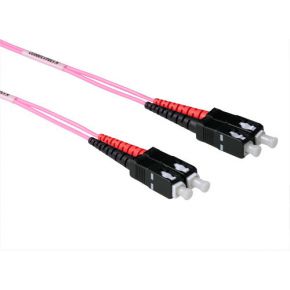 ACT RL3707 7m 2x SC 2x SC Zwart Glasvezel kabel