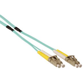 ACT 50 meter Multimode 50/125 OM3 duplex ruggedized fiber kabel met LC connectoren