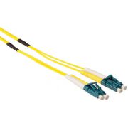 ACT 10 meter Singlemode 9/125 OS2 duplex ruggedized fiber kabel met LC connectoren