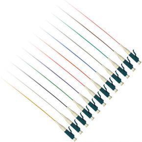 ACT LC 9/125 OS2 fiber pigtail set of 12 pieces