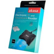 Akasa-External-Smart-Card-Read-USB-2-0-Zwart-smart-card-reader