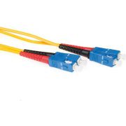 ACT 7 meter LSZH Singlemode 9/125 OS2  glasvezel patchkabel duplex met SC connectoren