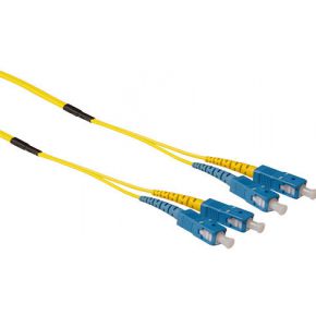 ACT RL5705 50m 2x SC 2x SC Blauw, Geel Glasvezel kabel