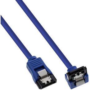 InLine 27705F 0.5m SATA SATA Blauw SATA-kabel