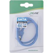 InLine-27705F-0-5m-SATA-SATA-Blauw-SATA-kabel