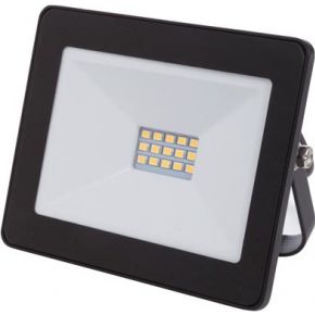 Perel Led Schijnwerper Voor Buitenshuis 10 W Neutraalwit Zwart Leda6001Nw B perel kopen in de aanbieding