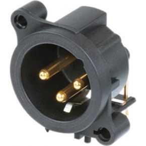 Neutrik Xlr Mounting Connector 3 Pin Male Separate Ground Contact neutrik kopen in de aanbieding