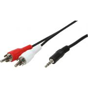 LogiLink 1x3.5mm - 2xRCA, 1.5m - [CA1042]