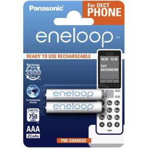 1X2 Panasonic Eneloop Micro Aaa 750 Mah Dect Bk 4Mcce2De eneloop kopen in de aanbieding