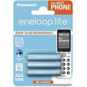 1X3 Panasonic Eneloop Lite Dect Micro Aaa 550 Mah Bk 4Lcce3De eneloop kopen in de aanbieding