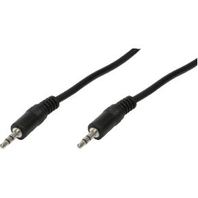 Audiokabel LogiLink 1x 3,5mm -> 1x 3,5mm St/St 1.00m