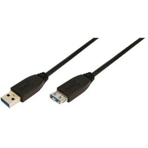 LogiLink 3m USB A - USB A 3.0 F/M