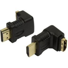 LogiLink Adapter, HDMI-koppeling - Connector, schuin geplaatst