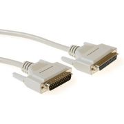 ACT 5 meter Seriële 1:1 aansluitkabel 25 pin D-sub male -25 pin D-sub female