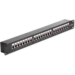 Delock 43295 19-inch koppelpatchpaneel 24 poorten Cat.6