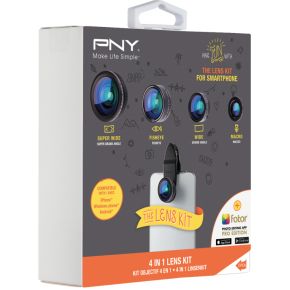 Pny Lns 4N1 02 Rb Zwart Mobieletelefoonlens pny kopen in de aanbieding