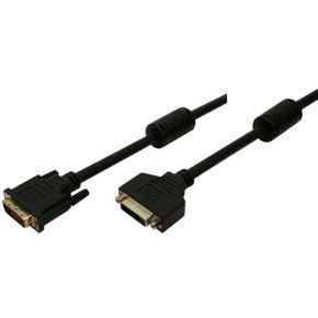 LogiLink DVI-D kabel 5m male/female zwart