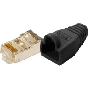 LogiLink MP0012 kabel-connector RJ45 connector zwart 100stk