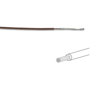Velleman Montagedraad 14 Mm 02 Mm Meeraderig Bruin velleman kopen in de aanbieding