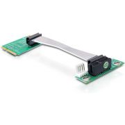 DeLOCK 41370 Mini PCI Express PCI Express x1 Multi kleuren kabeladapter/verloopstukje