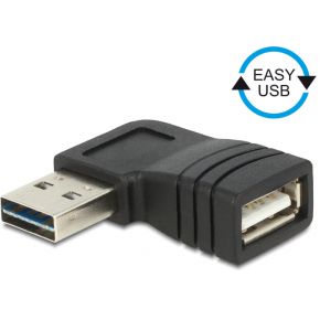 Delock 65522 Adapter EASY-USB 2.0-A male > USB 2.0-A female haaks links/rechts