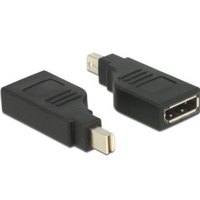 DeLOCK 65626 Mini DisplayPort DisplayPort Zwart kabeladapter/verloopstukje