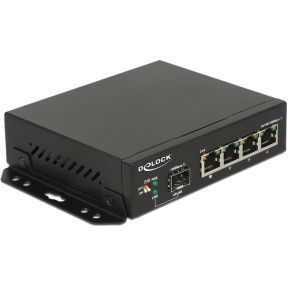 DeLOCK 87704 Gigabit Ethernet (10/100/1000) Zwart netwerk- netwerk switch