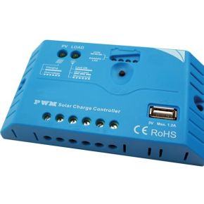 Pwm Laadregelaar Met Usb Aansluiting 10 A 1224 Vdc huismerk kopen in de aanbieding