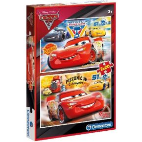 Clementoni Cars 3 Puzzel 2X20 clementoni kopen in de aanbieding