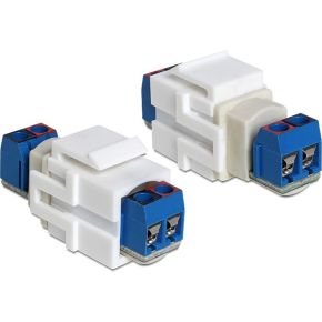 Delock 86323 Terminalblock Blauw Wit Kabeladapterverloopstukje delock kopen in de aanbieding