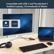 StarTech-com-DKT30CSDHPD-USB-3-0-3-1-Gen-1-Type-C-Zwart-Grijs-notebook-dock-poortreplicator