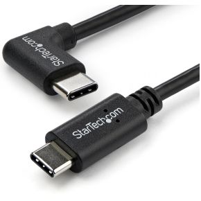 StarTech.com USB2CC1MR 1m USB C USB C Zwart USB-kabel