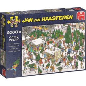 Jumbo Jan Van Haasteren De Kerstbomenmarkt 2000 Stukjes jumbo kopen in de aanbieding