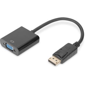 Assmann Electronic Dp Hd15 Displayport 12 Zwart Kabeladapterverloopstukje assmann kopen in de aanbieding