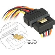 DeLOCK-60145-0-15m-SATA-15-pin-Zwart-Oranje-Rood-Geel-SATA-kabel
