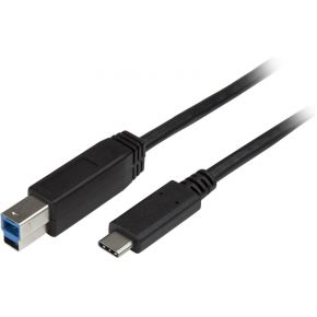 StarTech.com USB315CB2M 2m USB C USB B Zwart USB-kabel