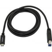 StarTech-com-USB315CB2M-2m-USB-C-USB-B-Zwart-USB-kabel