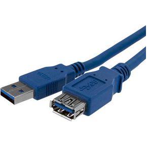 StarTech.com 1m SuperSpeed USB 3.0 Verlengkabel A naar A Blauw M/F