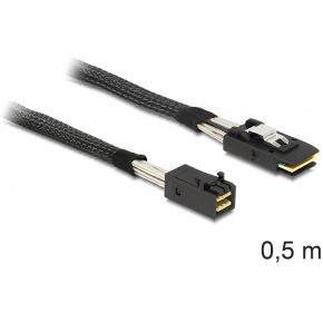 DeLOCK 83388 0.5m Serial Attached SCSI (SAS)-kabel