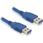DeLOCK USB 3.0-A male/male - 2m 2m USB A USB A Blauw USB-kabel