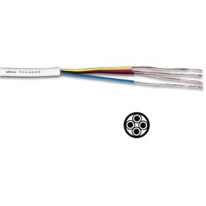 Velleman Telefoonkabel 4 X 020Mm Wit Rond velleman kopen in de aanbieding
