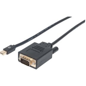 Manhattan 152167 Mini DisplayPort VGA kabeladapter/verloopstukje