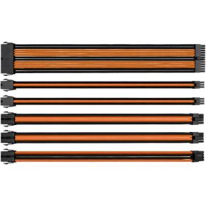 Thermaltake Mod Black Orange Sleeved Cable Combo Pack 300Mm thermaltake kopen in de aanbieding
