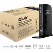 CLUB3D USB 3.0 Dual Display 4K60Hz Docking Station