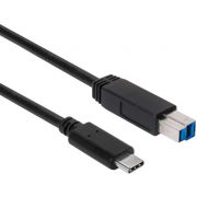 CLUB3D-USB-3-1-Gen2-Type-C-to-Type-B-Cable-Male-Male-1-M-3-3-Ft-