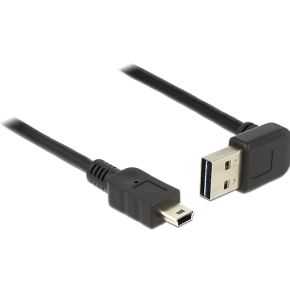 DeLOCK 85184 0.5m USB A Mini-USB B Zwart USB-kabel