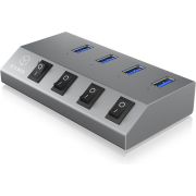 ICY-BOX-4-Poorten-Hub-USB-3-0-Antraciet