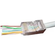 Gembird-LC-PTF-01-10-RJ-45-Bruin-Zilver-Transparant-kabel-connector