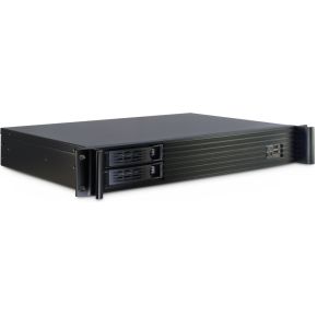 Inter-Tech 1.5U-1528L Rack Zwart computerbehuizing